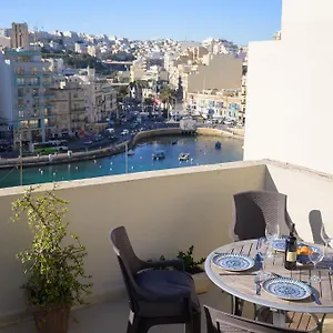 Stylish Saint Julians 1 Bedroom Penthouse With Terrace In The Centre With Seaview San Giuliano